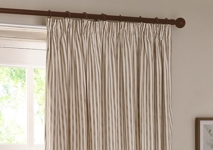 Hebden Pencil Pleat, Natural - Ready Made Curtains - Image 9